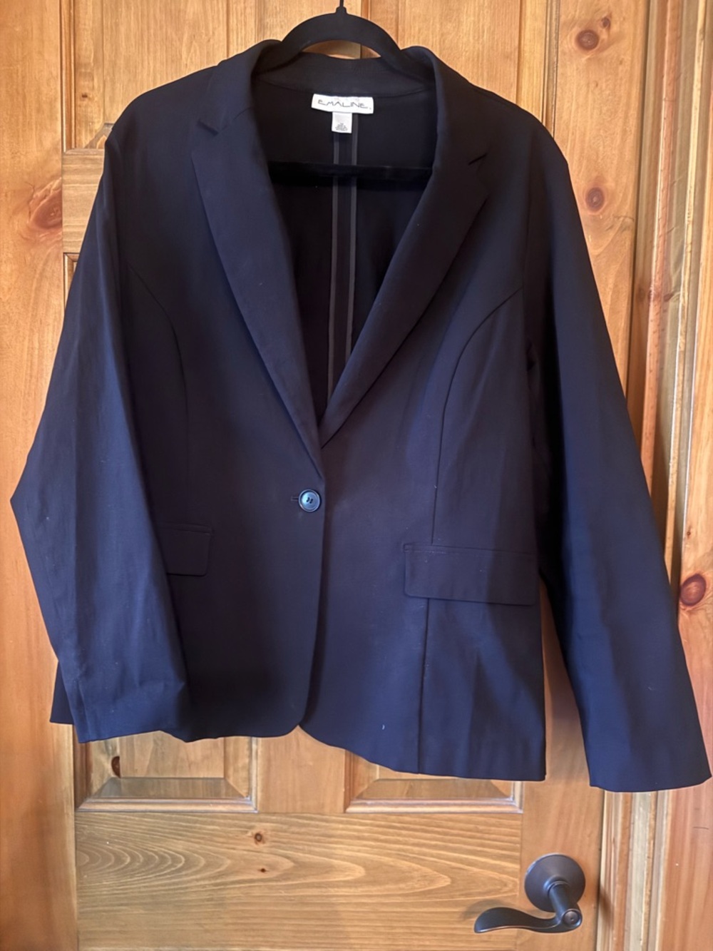 Caslon Classic Single-Button Navy Blazer